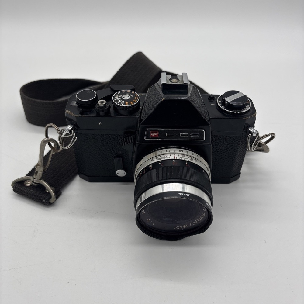 Vintage Gaf  L-CS 35Mm Film Camera With Carrying Strap